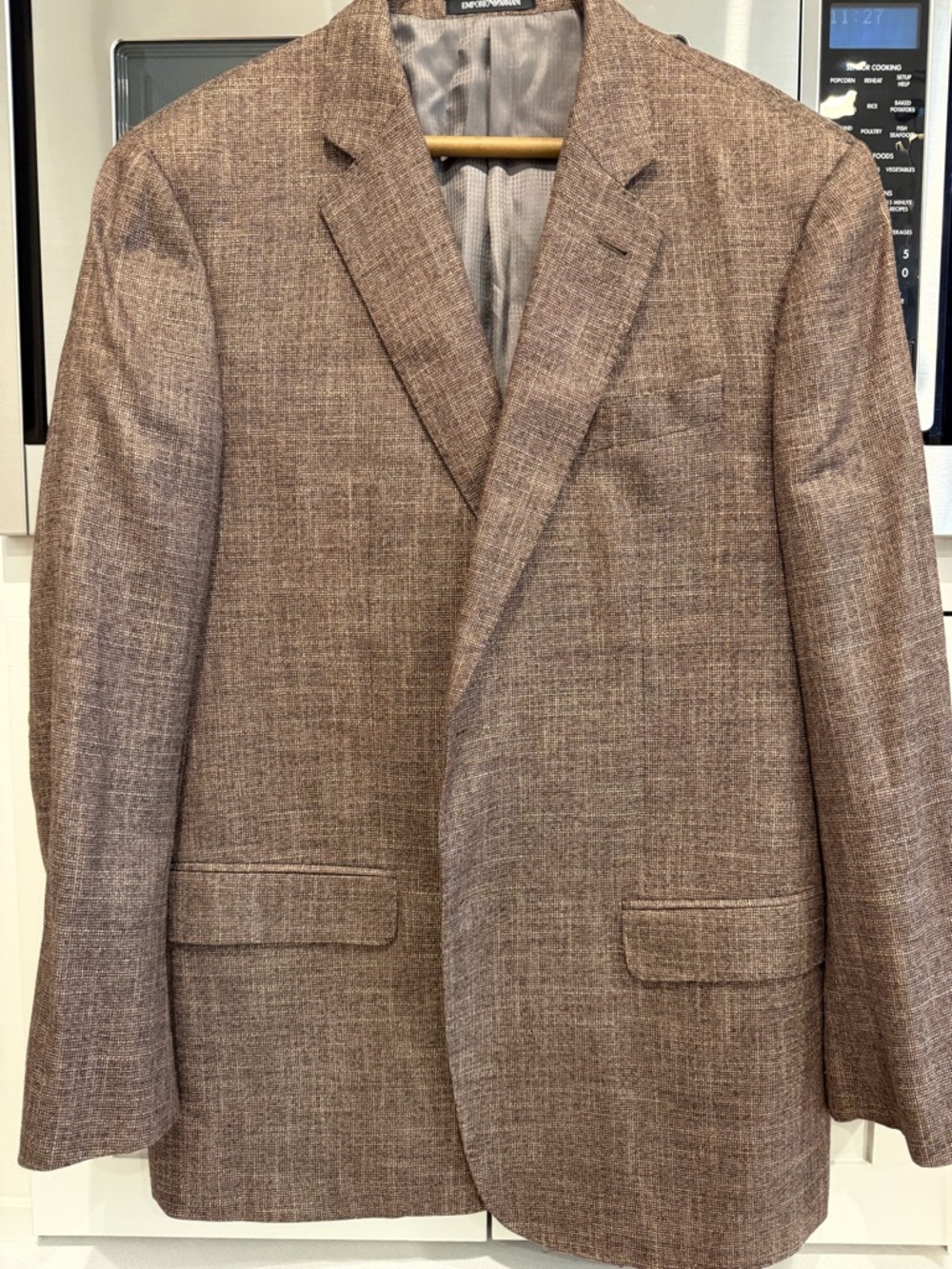 Emporio Armani Brown Textured Sport Coat
